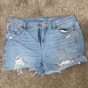 Old Navy Distressed Blue Jean Shorts